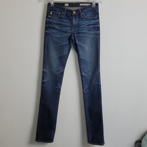 Ag Adriano Goldschmied Denim - - Adriano Goldschmied Premiere skinny straight Sz 26